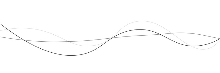 Abstract wave element for design. Digital frequency track equalizer. Stylized line art background. Vector illustration. Wave lines created using blend tool. Curved wavy line, smooth stripe in eps 10.