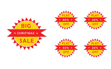 Find best deals mega sale christmas sale big sale super sale discount promotion business marketing batch logo icon design