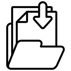 File Download Folder Icon