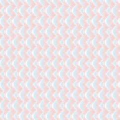 A subtle repeating wave boomerang pattern in pastel pink and light blue, creating a soft textured background