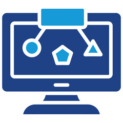 Fototapeta premium Data Process Icon