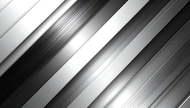 Modern abstract design with layered diagonal stripes of varied shades