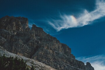 sunset over the mountains