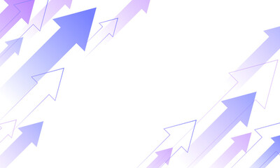 Fototapeta premium 上昇する矢印の背景