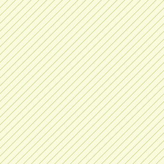 Fototapeta premium Seamless vector of soft lime diagonal stripes on pale cream background, ideal for design projects.