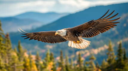 Obraz premium american bald eagle