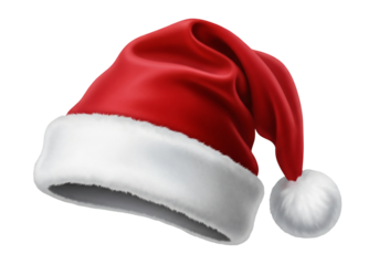 Get into the festive spirit with this classic Santa hat, perfect for holiday promotions, joyful designs, and adding a touch of Christmas magic to your seasonal campaigns