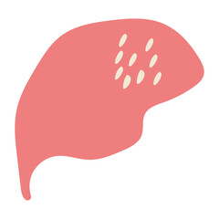 Handdrawn Liver Illustration