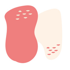 Abstract Blob Illustration With Spots