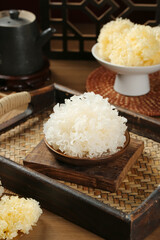 Dried White Silver Ear Mushroom Snow Fungus Traditional Chinese Medicine Ingredient