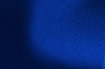 Abstract smooth shapes blue gradient background with soft grainy texture design