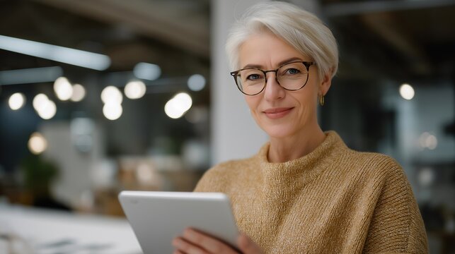 Boutique business owner designing sustainable packaging with 3D modeling software on a tablet or computer, surrounded by prototypes, representing eco-friendly product design, creative - Powered by Adobe