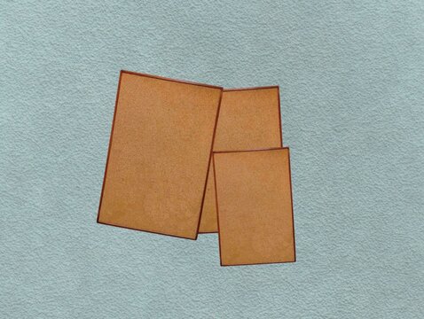 The green background in the image is a brown sticky whiteboard with sturdy edges, used for hanging or placing pins to show work on the board from soft brown wood, soft wood texture Beautiful.