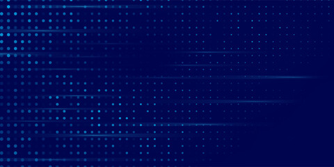 Blue dots Binary Data Software Programming Code Background. simple art nice good space abstract flow neutural