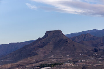 Mount Roque del Conde. View of the volcano. Tenerife, Canary Islands.