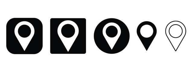 location icon, location pin, icon template, icon design vector