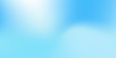 Modern Pastel rainbow. Light blue white color vector banner. Pastel gradient sky pattern. abstract good