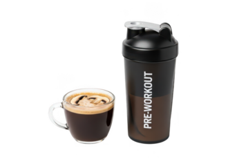 Get energized! Pre-workout drink and mushroom coffee to boost your energy