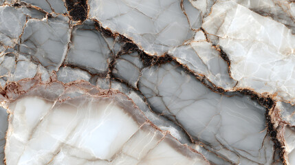 Gray marble texture with gold veins