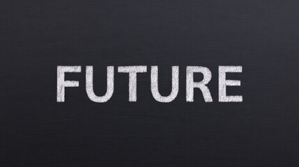 Fototapeta premium Motivational text concept for future success. hopeful message for business planning, vision, strategy, and achieving personal goal