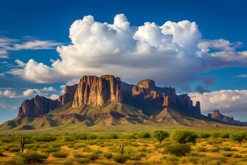Superstition Mountains in Arizona