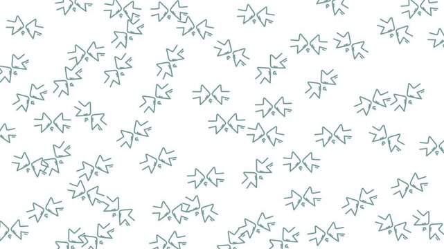 arrow line, schools cartoon doodle pattern with fun minimalist line