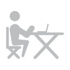 person working at desk