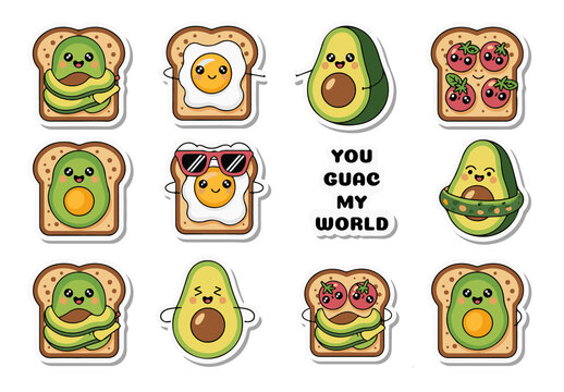 Avocado Toast Sticker