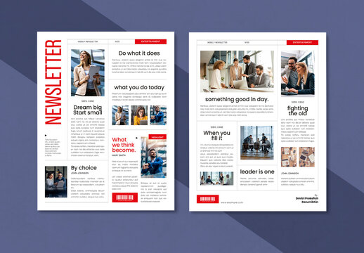 Newsletter Layout Template