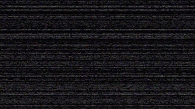 4k stock | Static tv screen with black and grey lines suitable for video production, retro themed designs, social media posts, and technology concepts.