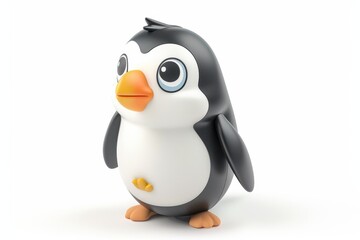 Obraz premium Cute Penguin Figurine