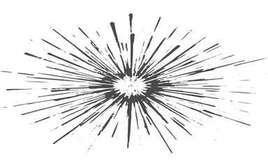 Black abstract starburst explosion splatter grunge texture white