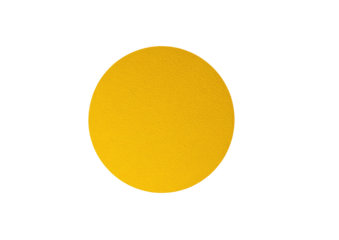 Glowing yellow orb in dark void, outlined