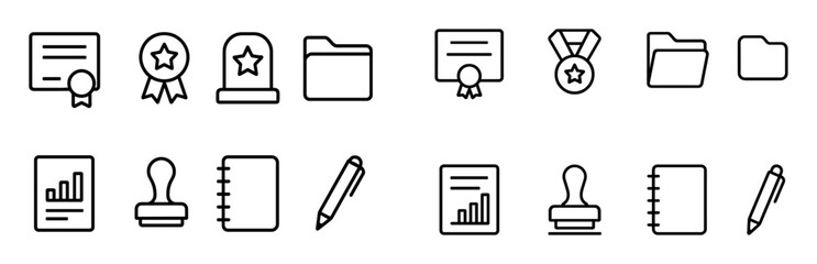 Minimalist Achievements Icons
