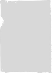 blank sheet of paper on white background