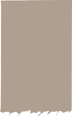 an old piece of paper with a torn end