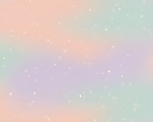 Soft Pastel Gradient Background with Bokeh Light Spots and Gentle Texture