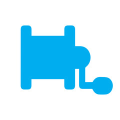 Obraz premium Manual Winch Icon