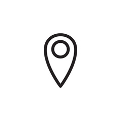 Handdrawn Pin Location Icon