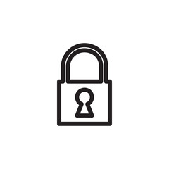 Padlock Outline Icon