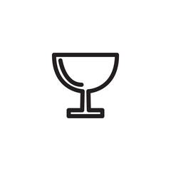 Glass Fragile Packaging Outline Icon