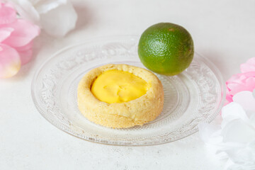Cookie au citron fait maison, pâtisserie gourmande et acidulée