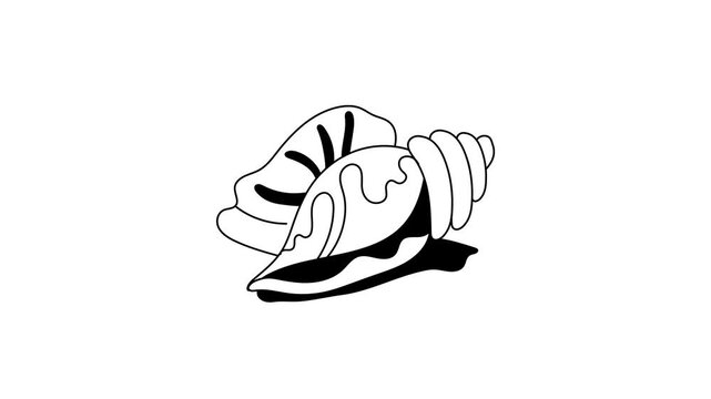 Take a look at this amazing icon animation of fox shell in modern style