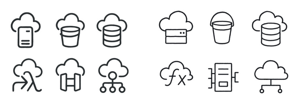 Cloud Service Icons