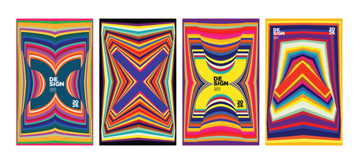 Cover and Poster Design Template for Magazine. Trendy Vector Typography and Colorful Illustration Collage for Cover and Page Layout Design 2026