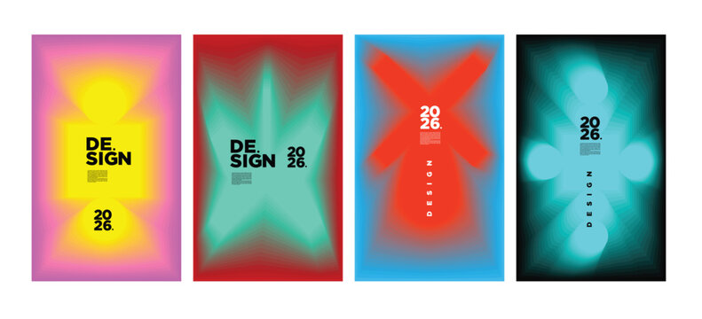 Cover and Poster Design Template for Magazine. Trendy Vector Typography and Colorful Illustration Collage for Cover and Page Layout Design 2026