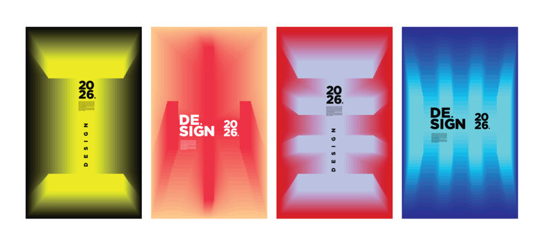 Cover and Poster Design Template for Magazine. Trendy Vector Typography and Colorful Illustration Collage for Cover and Page Layout Design 2026