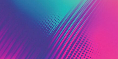 Abstract gradient background with blue pink and purple colors featuring dynamic lines and dots for modern design and branding.