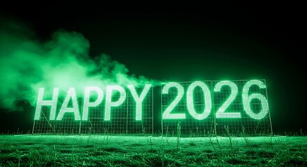 business word on digital background happy new year 2026