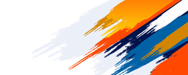 Colorful silhouette style design, grunge. Design concept to celebrate national sports day of badminton and basketball. Sports